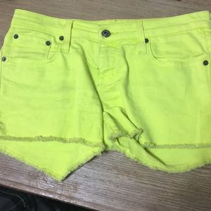 Neon yellow BiG Star Shorts